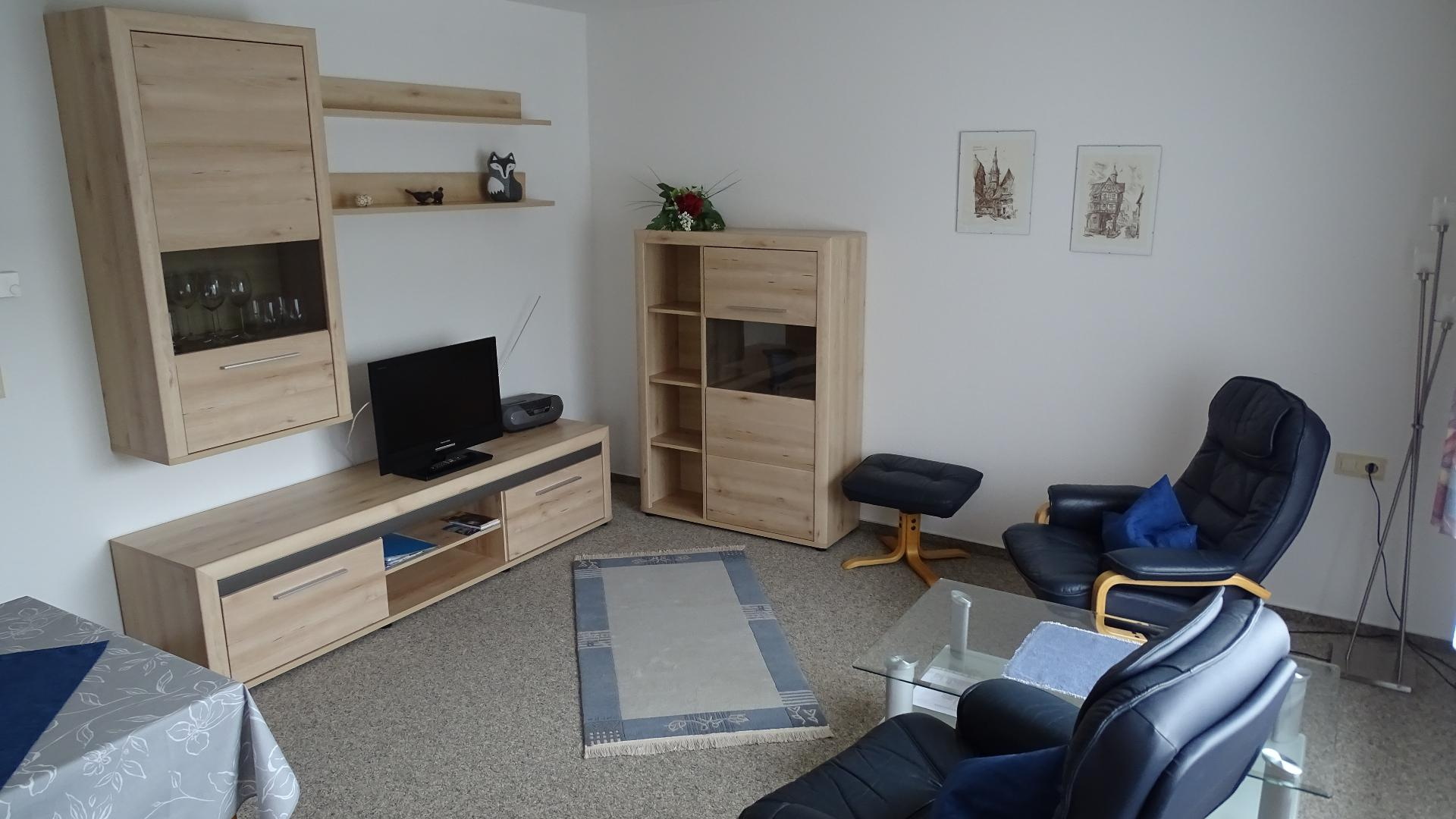 Wohnzimmer Ferienwohnung 1